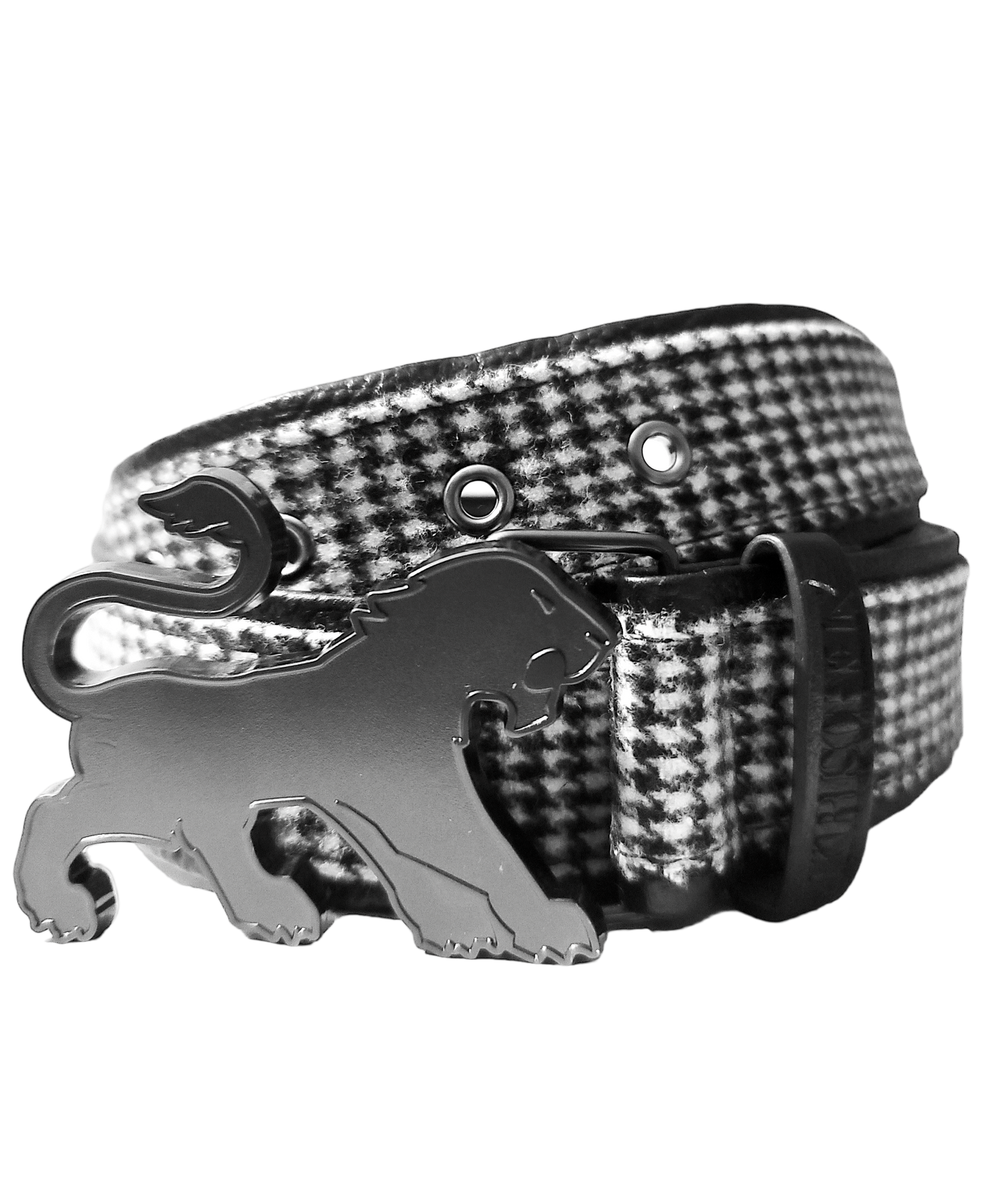 Houndstooth belt