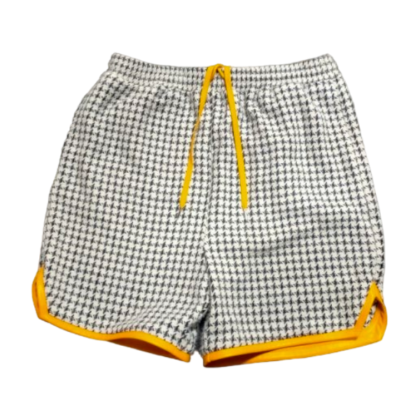 Houndstooth classic wool short